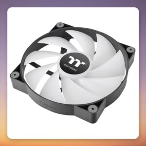 Thermaltake CT200 ARGB Sync 200 mm PWM Case Fan, Black, Single Pack