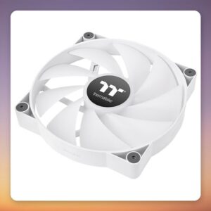 Thermaltake CT200 ARGB Sync 200 mm PWM Case Fan, White, Single Pack