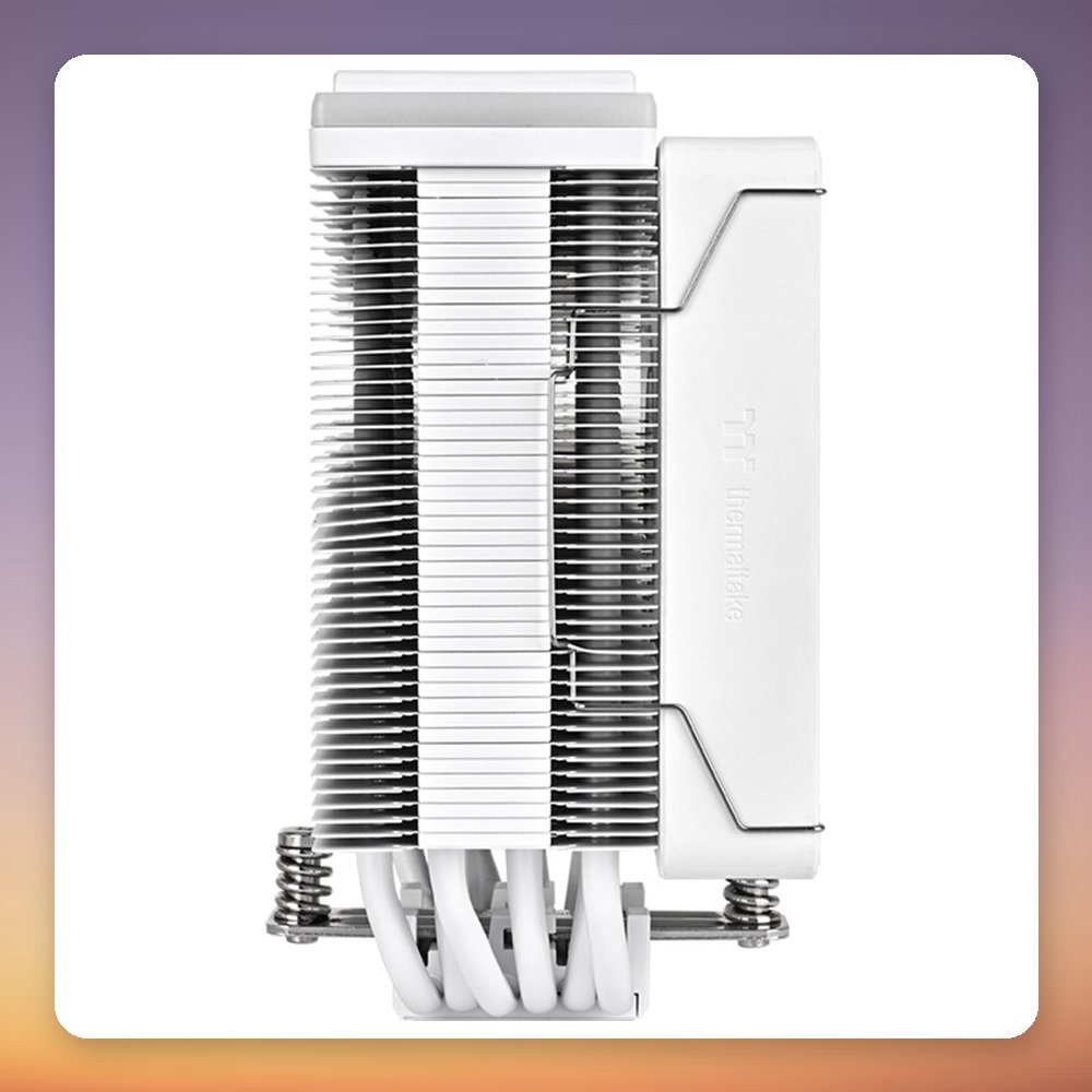 Thermaltake ASTRIA 400 ARGB 120 mm Single Tower CPU Cooler, White, 230W TDP – image 5