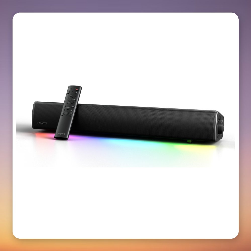 Creative Sound Blaster GS5 Gaming Soundbar, 30 W RMS, RGB, Bluetooth 5.3, USB-C, Black – image 2