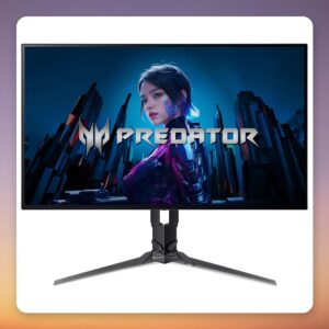 Acer Predator X27UF3 26.5″ QHD OLED 480 Hz Gaming Monitor, FreeSync Premium Pro