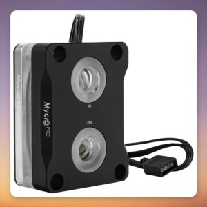 Thermal Grizzly Mycro Direct-Die Pro RGB V1 Water Block for Intel LGA1851, Black/Transparent