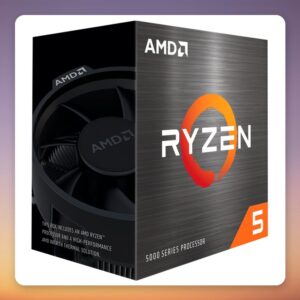 AMD Ryzen 5 5600XT 6-Core 12-Thread AM4 Processor with Wraith Stealth Cooler