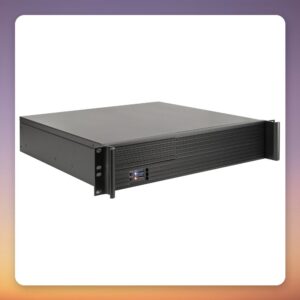 Inter-Tech IPC 2U-K-240L 2U Rack Server Case, Black, µATX