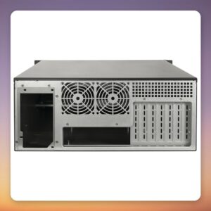 Inter-Tech IPC 4U-4508 4U Rackmount Server Case, E-ATX, 8 Hot-Swap Bays, Black