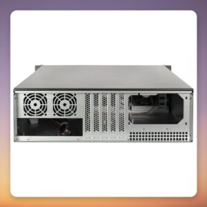 Inter-Tech IPC 3U-3508 3U Rack Server Case, Black, 8x Hot-Swap Bays