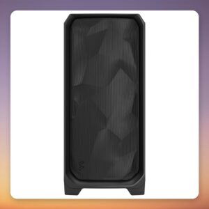 Fractal Design Meshify 3 Light Tint Tempered Glass Midi Tower Case, Black
