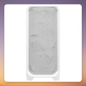Fractal Design Meshify 3 Mid-Tower E-ATX Case, White, Clear Tint Tempered Glass
