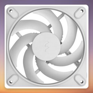 Fractal Design Momentum 12 120 mm PWM Fan, White, Single Pack