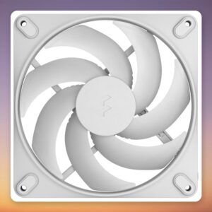 Fractal Design Momentum 14 140 mm PWM Case Fan, White, Single Pack