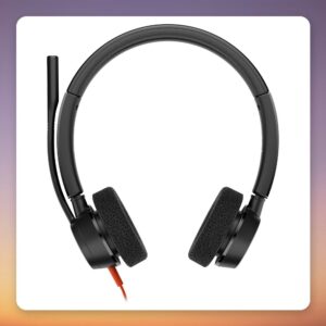 HP Poly Blackwire 3320M USB-C Stereo Headset, Black, Microsoft Teams Certified