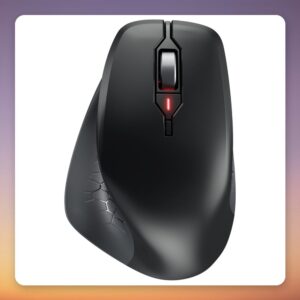 Cherry Stream Mouse Comfort Wireless Mouse, 4000 DPI, Silent Click, Black