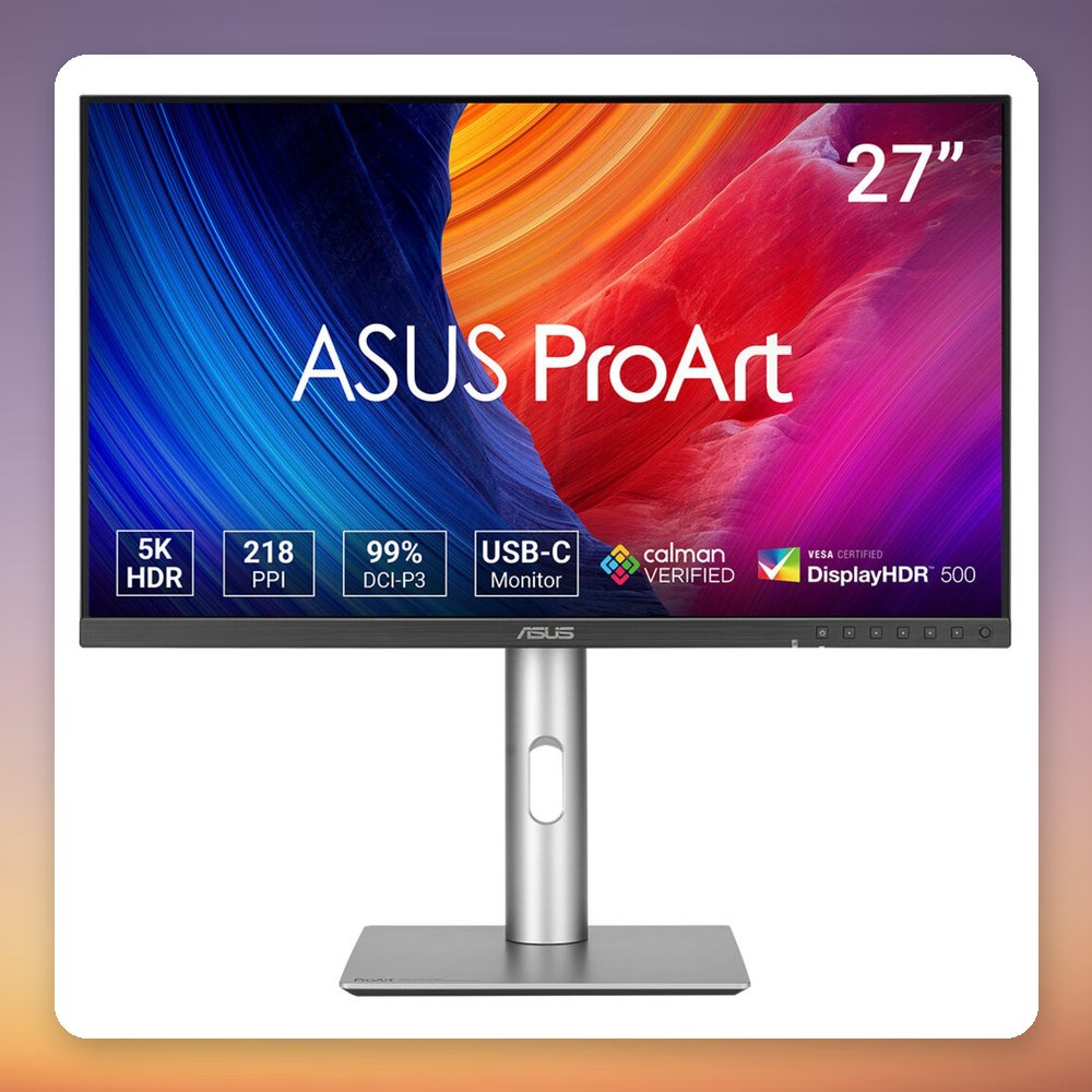Asus ProArt PA27JCV 27" 5K IPS Monitor, 60 Hz, USB-C 96 W, DisplayHDR 500 – image 2