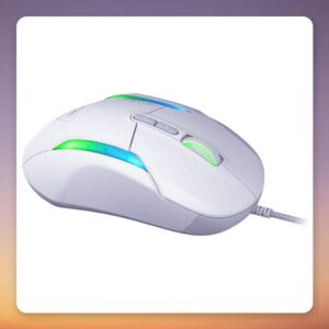Turtle Beach Kone II Wired Gaming Mouse, 26,000 DPI, 7 Buttons, White