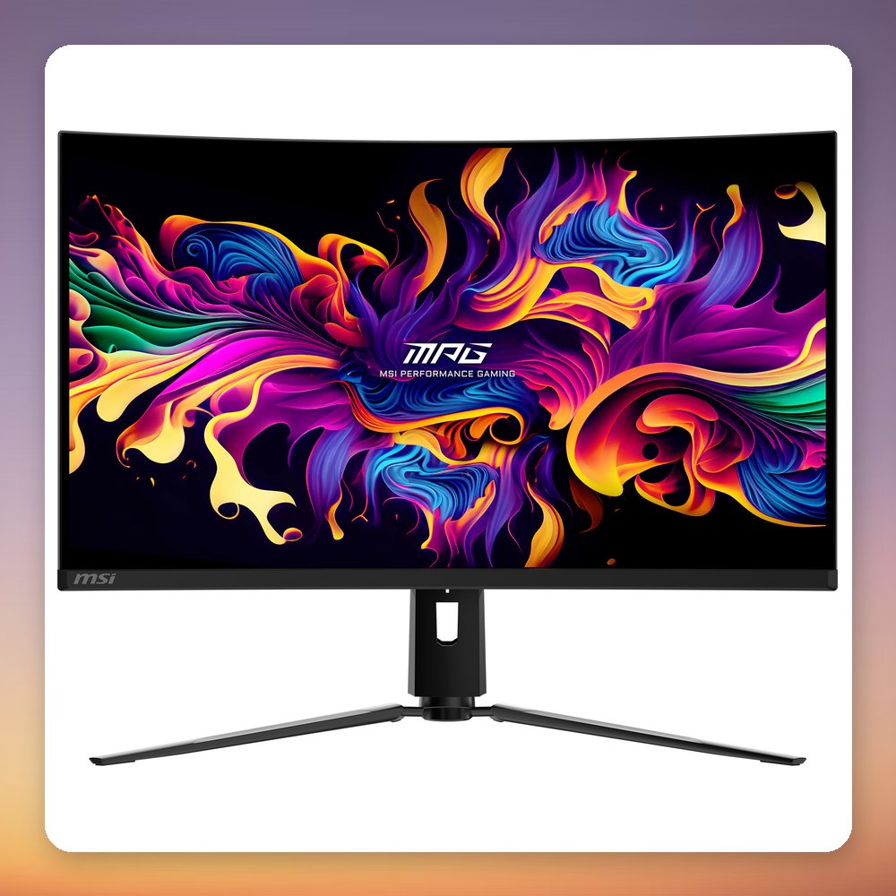MSI MPG 321CURXDE QD-OLED 31.5" 4K 240Hz Curved Gaming Monitor, USB-C 98W, KVM – image 5