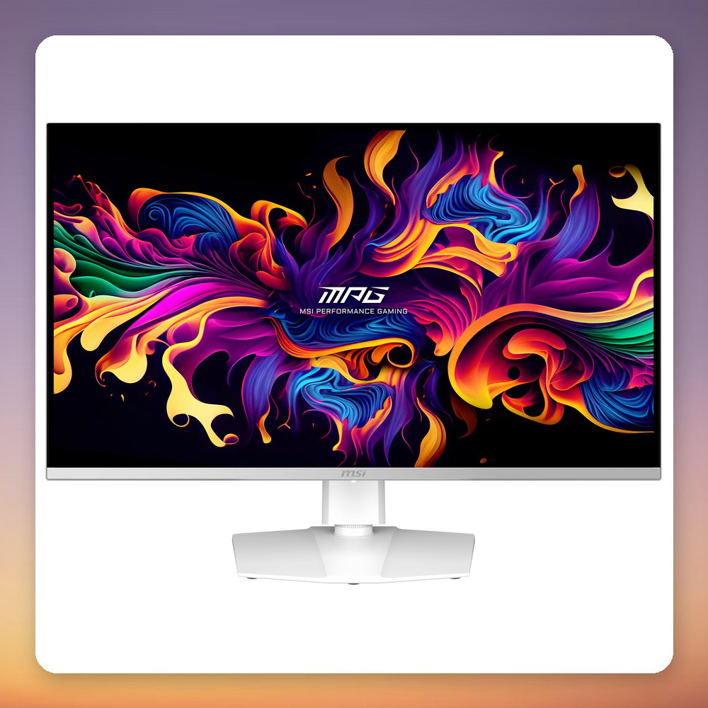 MSI MPG 321URXWDE QD-OLED 31.5" 4K 240Hz Gaming Monitor, White – image 5