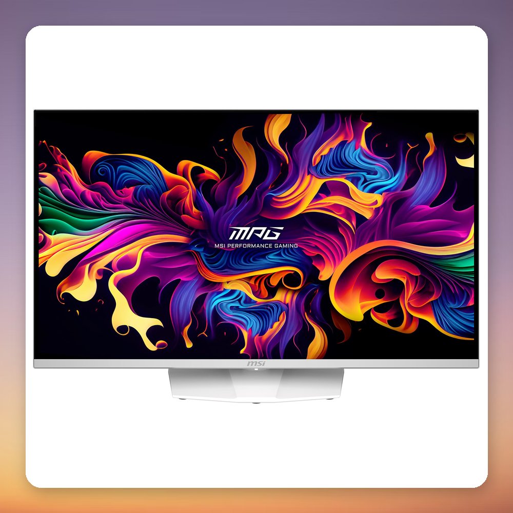 MSI MPG 321URXWDE QD-OLED 31.5" 4K 240Hz Gaming Monitor, White – image 6
