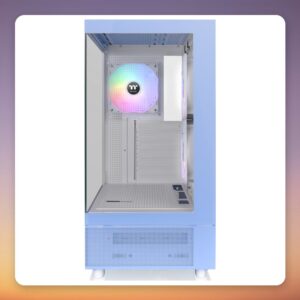 Thermaltake View 270 Plus TG ARGB Hydrangea Blue Mid Tower Case, 2x Tempered Glass