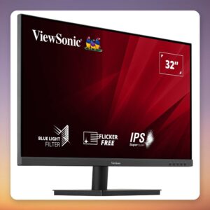ViewSonic VA3209-2K-MHD 31.5″ QHD IPS Monitor, 75 Hz, Adaptive-Sync