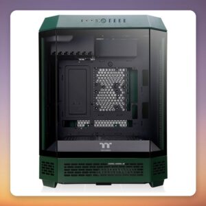 Thermaltake The Tower 600 Racing Green Mid-Tower ATX Case, 3x Tempered Glass
