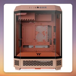 Thermaltake The Tower 600 Gravel Sand ATX Mid-Tower Case, 3x Tempered Glass