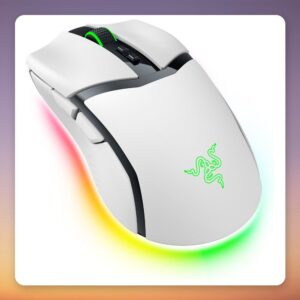 Razer Cobra Pro Wireless Gaming Mouse, White, 30,000 DPI, 77 g