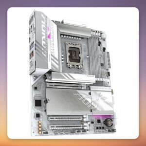 GIGABYTE B860 AORUS ELITE WIFI7 ICE LGA 1851 ATX Motherboard, DDR5, Wi-Fi 7, White