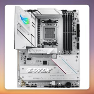 Asus ROG Strix B850-A Gaming WiFi AM5 ATX Motherboard, White, DDR5, Wi-Fi 7