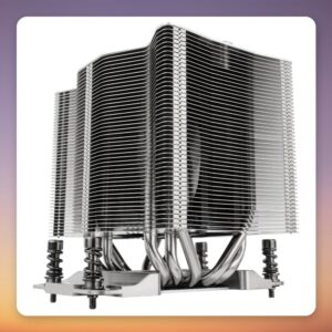 SilverStone XE04-SP6P 92 mm CPU Cooler for AMD TR5/SP6, 5 Heatpipes, 350W TDP