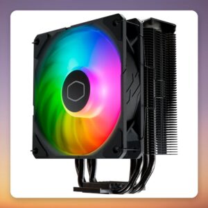Cooler Master Hyper 212 Pro 120 mm Single Tower CPU Cooler, 4 Heatpipes, ARGB, 230W TDP