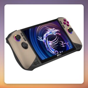 MSI Claw 8 AI+ A2VM-015 8″ Handheld Gaming PC, Core Ultra 7 258V, 32 GB, 1 TB
