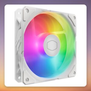 Cooler Master SickleFlow Edge 120 ARGB White Edition 3x 120 mm PWM Fan Kit with A1 Mini Controller