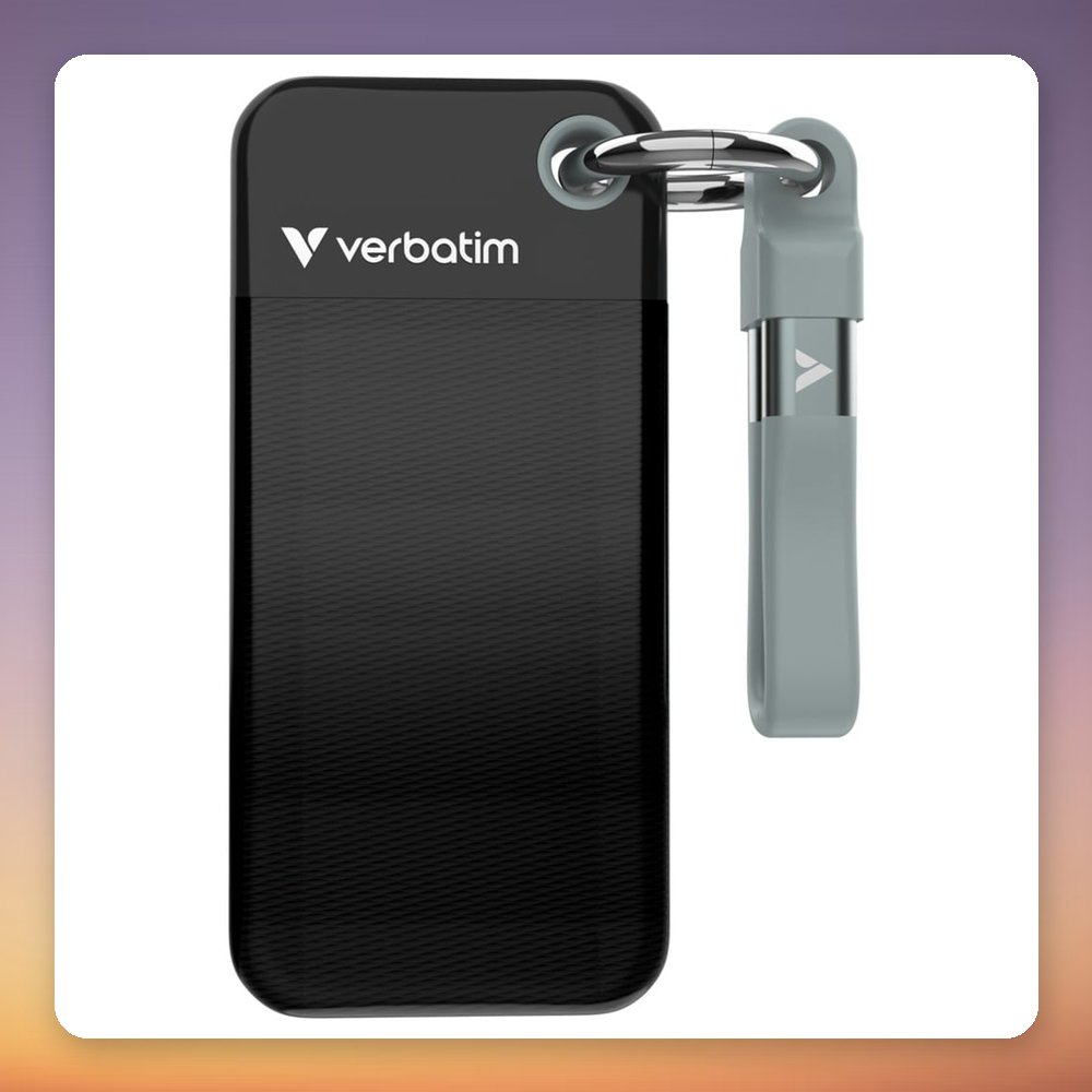 Verbatim 1 TB Pocket SSD - External Solid State Drive