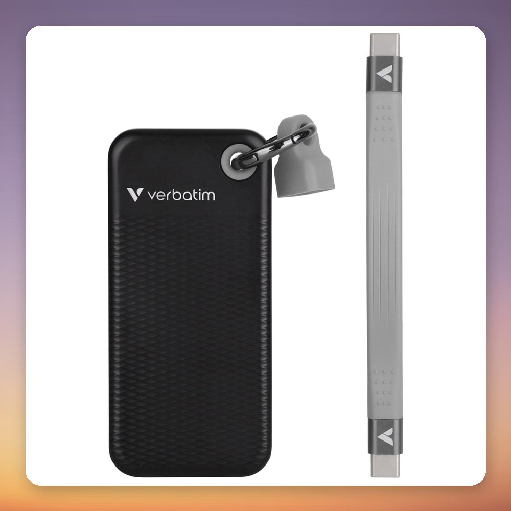 Verbatim 1 TB Pocket SSD - External Solid State Drive