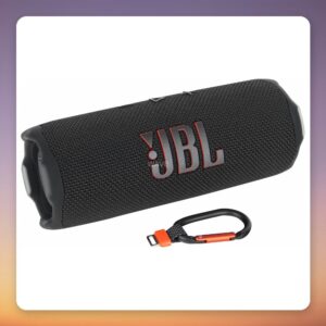 JBL Flip 7 Portable Bluetooth 5.4 Speaker, Black, IP68, 16 Hours Playtime