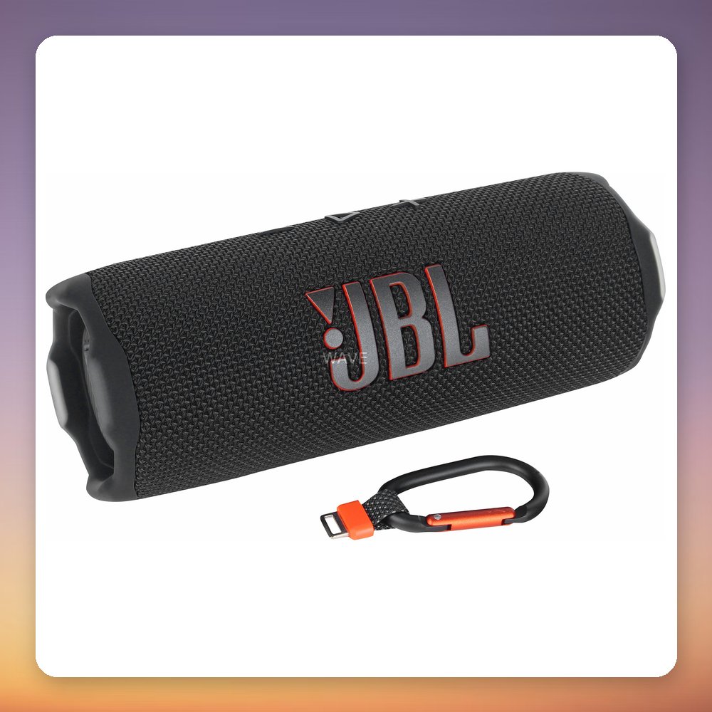 JBL Flip 7 Portable Bluetooth 5.4 Speaker, Black, IP68, 16 Hours Playtime
