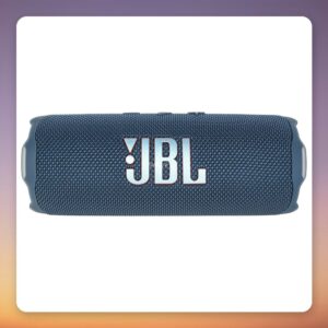 JBL Flip 7 Portable Bluetooth Speaker, Blue, IP68, 16 Hours Playtime