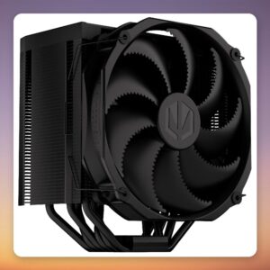 ENDORFY Fortis 5 Black 140 mm CPU Air Cooler, 6 Heatpipes, 220W TDP