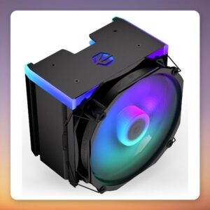 ENDORFY Fortis 5 ARGB Black 140 mm CPU Air Cooler, Single Tower, 220 W TDP