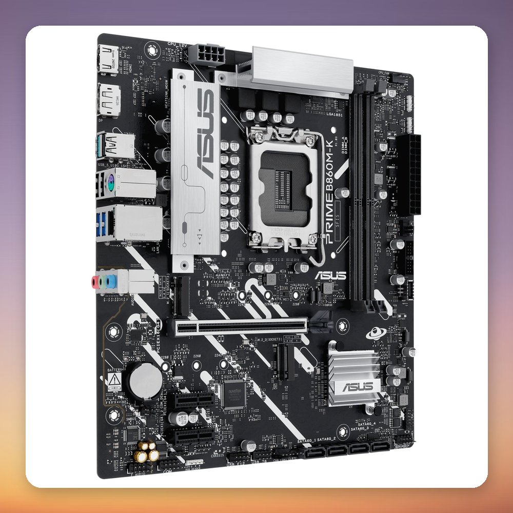 Asus PRIME B860M-K Intel B860 LGA 1851 DDR5 Micro ATX Motherboard – image 2
