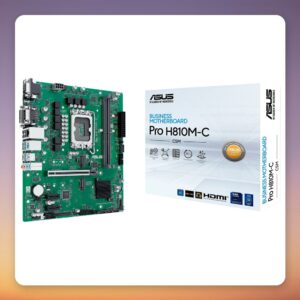 Asus PRO H810M-C-CSM Intel H810 LGA 1851 DDR5 Micro ATX Motherboard