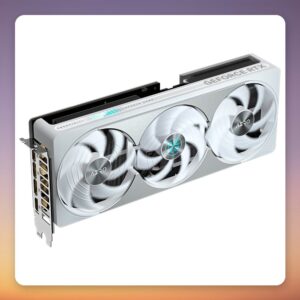 GigaByte GeForce RTX 5080 AERO OC SFF 16G GDDR7 Graphics Card, White