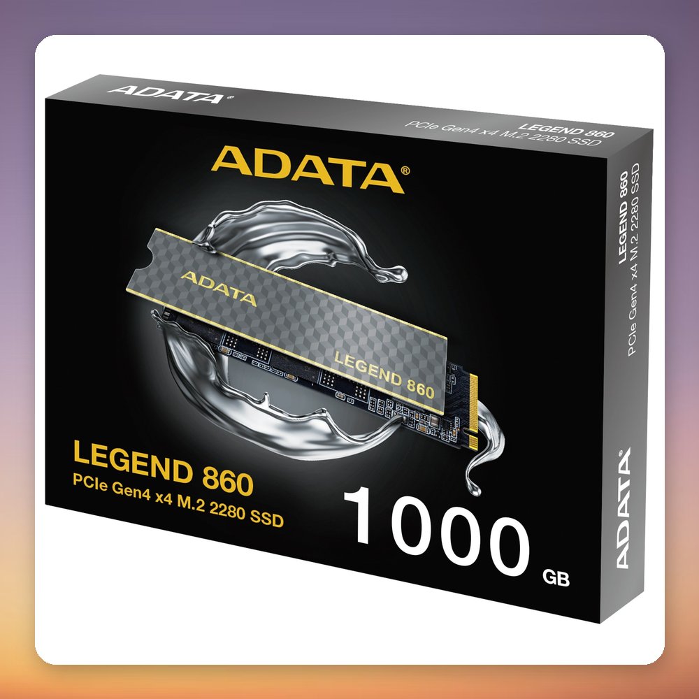 ADATA LEGEND 860 1 TB PCIe 4.0 x4 NVMe 2.0 M.2 2280 SSD with Heatsink – image 5