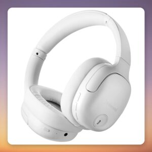 Intenso O400HA Wireless Over-Ear Headphones, ANC, Bluetooth 5.3, White