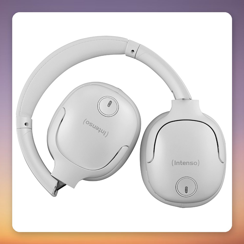 Intenso O400HA Wireless Over-Ear Headphones, ANC, Bluetooth 5.3, White – image 6