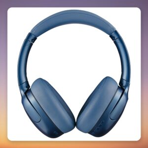 Intenso O400HA Wireless Over-Ear Headphones, Bluetooth 5.3, ANC, Blue