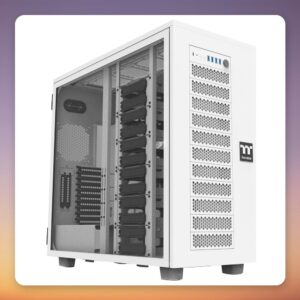 Thermaltake AX700 TG Snow White Big Tower Case, XL-ATX, Tempered Glass