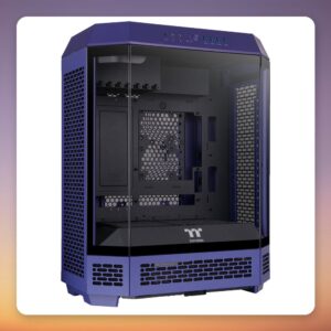 Thermaltake The Tower 600 Future Dusk ATX Mid-Tower Case, Violet, 3x Tempered Glass