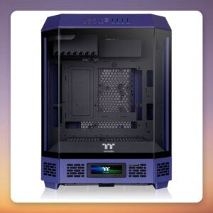 Thermaltake The Tower 600 Future Dusk ATX Mid-Tower Case, Violet, 3x Tempered Glass