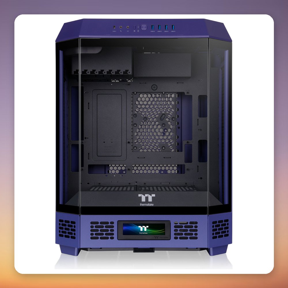 Thermaltake The Tower 600 Future Dusk ATX Mid-Tower Case, Violet, 3x Tempered Glass – image 2